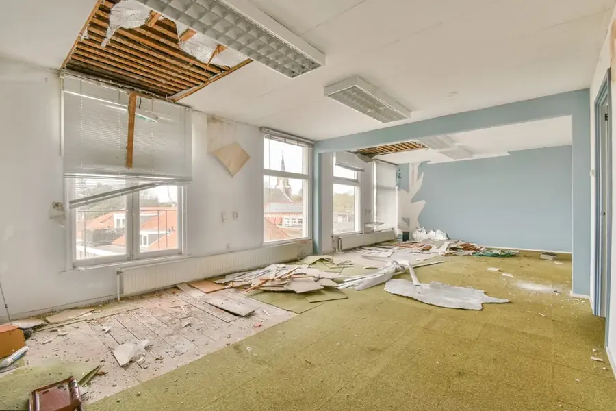 Mold remediation containment in Edgewood, Atlanta