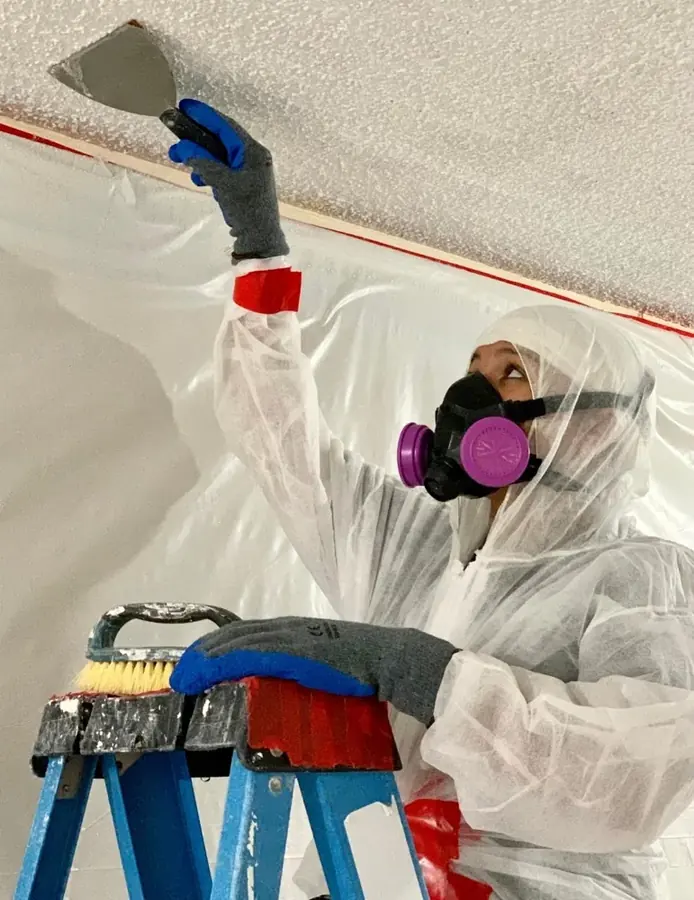 Ceiling leak repair in an Inman Park bungalow, Atlanta